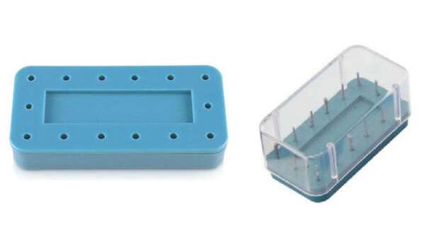 Bur Block 14 Hole Rectangular