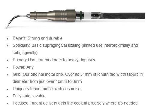 Universal Internal Water Scaler Insert - Parkell